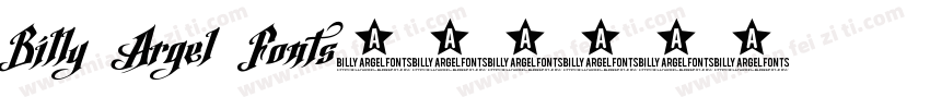 Billy Argel Fonts字体转换